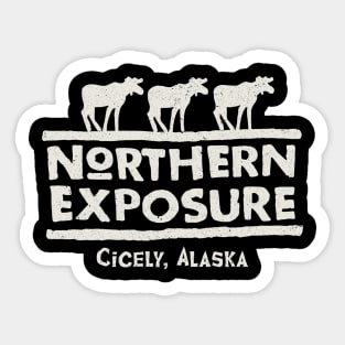 Northern Exposure Logo Sticker